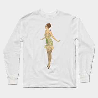 Vintage lady Long Sleeve T-Shirt